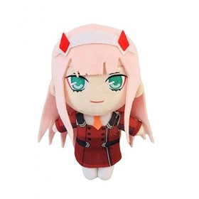 Darling in The FRANXX Zero Two Poupée Peluche, Anime 02 Plush Cute Girls 20 cm Plushie Peluche Décorations pour la Maison
