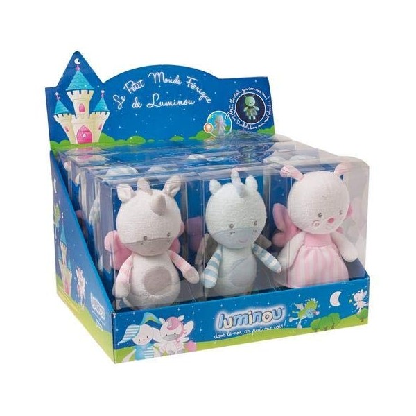 Jemini - 040639 - Peluche - Luminou Le Petit Monde Féerique - 20 Cm - Modèle aléatoire