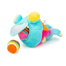 Small Foot 11419 Souris à Formes en Peluche, Jouet de motricité avec hochet, Multicolore