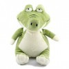 VACHICHI Jouets en peluche animaux en peluche avec yeux semi-boules, crocodile assis 25,4 cm