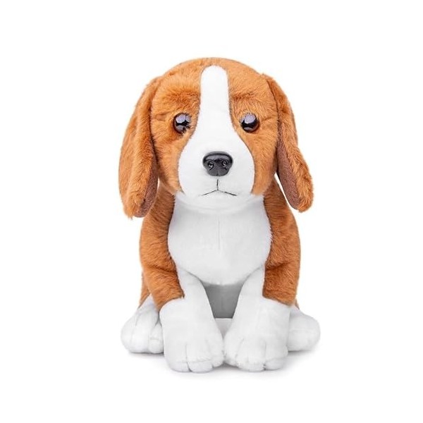 PuffPurrs Peluche De Beagle R aliste Marron 20cm Chien En Peluche 
