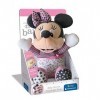 Clementoni Disney Baby Minnie-veilleuse musicale et lumineuse-peluche lavable en machine, 6 mois et plus, 17395, Multicolore