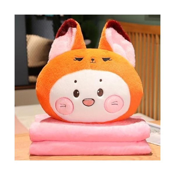Kawaii Chat Chauffe-Mains Oreiller est à Double Usage Bureau Nap Couverture Coussin de Voiture Oreiller Enfants Cadeau 35CM 3