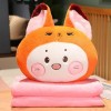 Kawaii Chat Chauffe-Mains Oreiller est à Double Usage Bureau Nap Couverture Coussin de Voiture Oreiller Enfants Cadeau 35CM 3