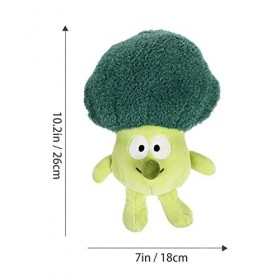 Gadpiparty Creative Peluche Brocoli en Peluche 3D Dessin Animé en Peluche Oreiller Brocoli Poupée Peluches Cadeaux Brocoli en