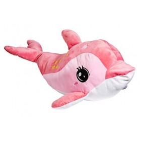 IMPEXIT Peluche Dauphin avec Etoiles Rose, 35 cm 