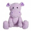 Apricot Lamb Peluche hippopotame en velours côtelé, idéale pour les enfants hippopotame en velours côtelé, 22,9 cm 