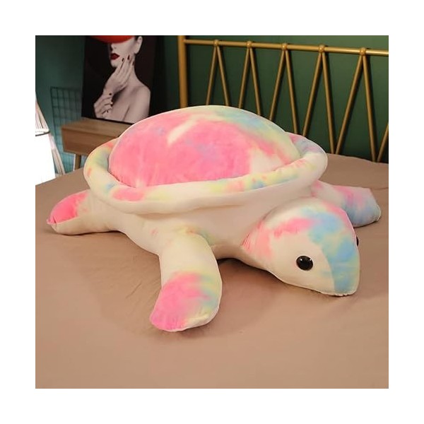 Ermano Peluche Coussin en Peluche Animal Tortue Coussin Canapé Coussin en Peluche Anniversaire Cadeau De Vacances Décoration 