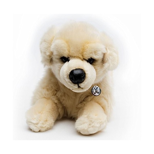 Peluche Golden Retriever Bonnie Labradoodle couché 38 cm