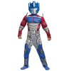 Disguise 104919L Optimus Prime Muscle, Enfants, Costumes Bleu et Rouge, Taille S