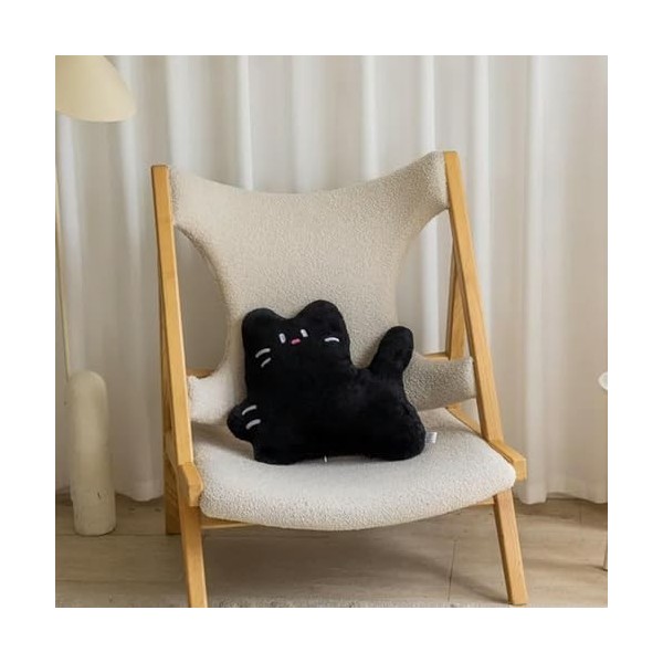 SaruEL Kawaii Peluche Chat Oreiller Peluche Animal Chat Peluche Oreiller Doux canapé décoration Mignon Chat Jouet Fille Anniv