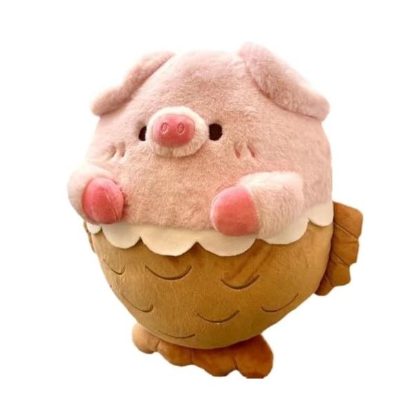 VOTIVA Jouets en Peluche Vivaneau Cochon poupée sirène Lulu Cochon en Peluche poupée Mignon Cochon Oreiller créatif Chinois S