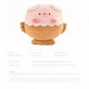 VOTIVA Jouets en Peluche Vivaneau Cochon poupée sirène Lulu Cochon en Peluche poupée Mignon Cochon Oreiller créatif Chinois S