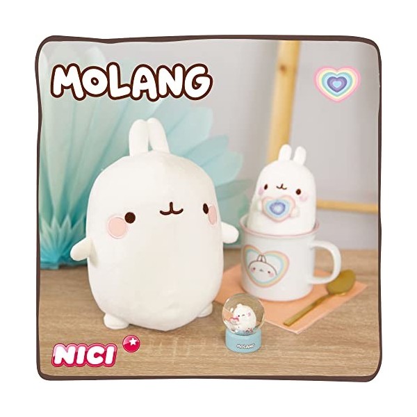 NICI Molang Poussin en Peluche, Piu Piu,Jaune 24cm