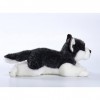 Siberian Husky Stuffed Dog Animal Simulation-Realistic & Lifelike Soft Handmade Lying Dog Peluche Toy Puppy -Cadeau Cadeau po