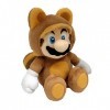 Super Mario Bros 21 cm Official Sanei Tanooki Mario Plush Toy [import anglais]