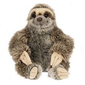 Uni-Toys - Paresseux, Assis - 25 cm Hauteur - Animaux Sauvages en Peluche - Peluche, Doudou