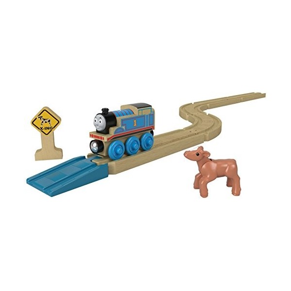 Thomas et ses amis circuit de train, rails en bois, jouet pour enfant, 3 ans et plus, FKF54