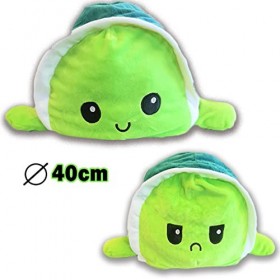 KUNSTIFY - Peluche Tortue Verte XXL 40cm 