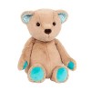 B. toys by Battat BX1964Z Happyhues - Cara-Mellow Ours en Peluche Classique avec Set de Pique-Nique et Livre en anglais - D