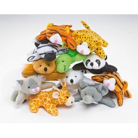 Baker Ross Lot de 10 Mini Amis Animaux Haricots - pour Les Amoureux des Peluches EF613