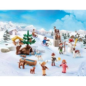 PLAYMOBIL Calendrier de lAvent 70260 Heidis Winterwelt, pour Enfants à partir de 4 Ans