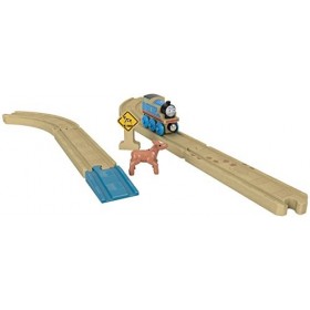 Thomas et ses amis circuit de train, rails en bois, jouet pour enfant, 3 ans et plus, FKF54