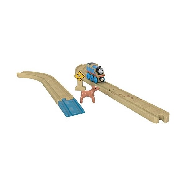 Thomas et ses amis circuit de train, rails en bois, jouet pour enfant, 3 ans et plus, FKF54