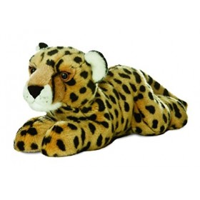Aurora World Aurora, 31425, Flopsie Le Guépard 30cm, Peluche, and, Marron et Noir