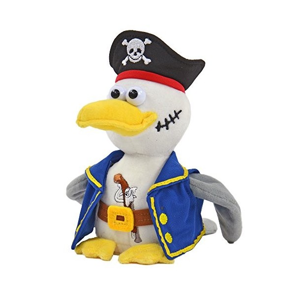 Kögler 75922 – Labertier Pirate Mouette Malwin avec Fonction denregistrement et de Lecture, plappert Tout de façon Amusante 