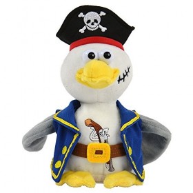 Kögler 75922 – Labertier Pirate Mouette Malwin avec Fonction denregistrement et de Lecture, plappert Tout de façon Amusante 