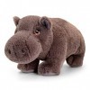 tachi Peluche hippopotame 30 cm gris foncé hippopotame debout