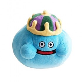 LYOUAE Anime Oreiller en Peluche Dragon Quest Coussins en Peluche Dq3 Slime King Action Figure Oreillers Cartoon Anime Modèle