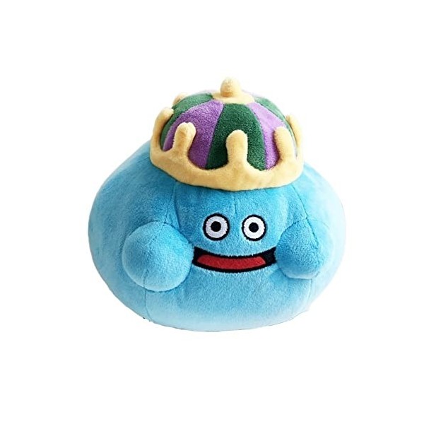 LYOUAE Anime Oreiller en Peluche Dragon Quest Coussins en Peluche Dq3 Slime King Action Figure Oreillers Cartoon Anime Modèle