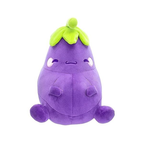 MochiOshis Peluche aubergine 25,4 cm Murasaki Nasukkoshi | Animal en peluche doux à câliner pour câliner