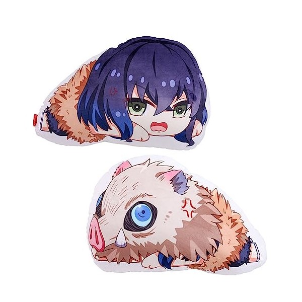 Tongyundacheng Anime Kimetsu no Yaiba – Kanroji Mitsuri Coussin décoratif en peluche pour chambre à coucher, canapé, salon, 4