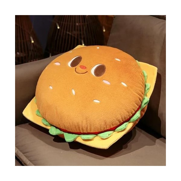 GagaLu Hamburger Jouets en Peluche Amusant créatif Nourriture Pain Pain Pain Oreiller Enfants Cadeau d’Anniversaire Cadeau de