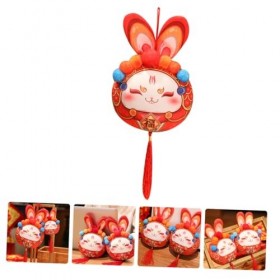 Totority 3 Pièces Lapin Chanceux Poupée Pendentif Lapin Mascotte Poupée Peluche Lapin Jouet Peluche Cochon en Peluche Jouets 