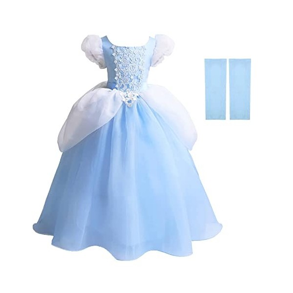 CQDY Robe Cendrillon Costume Princesse Halloween Fantaisie Fête Habille Robe Costumes Cosplay