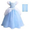 CQDY Robe Cendrillon Costume Princesse Halloween Fantaisie Fête Habille Robe Costumes Cosplay