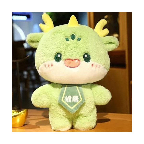 Peluche Dragon Peluche poupée Peluche Dinosaure coloré Jouet Nouvel an Mascotte poupée Enfants Kawaii Cadeaux de Noël 30cm 2