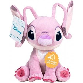Disney Peluche Angel COMPAGNE Stitch avec Son 28 CM