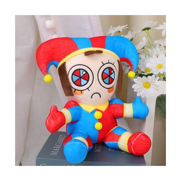 OUKEYI Poupée de cirque numérique de 18 cm, adorable lapin en peluche, jouet en peluche de cirque numérique, jouets de collec