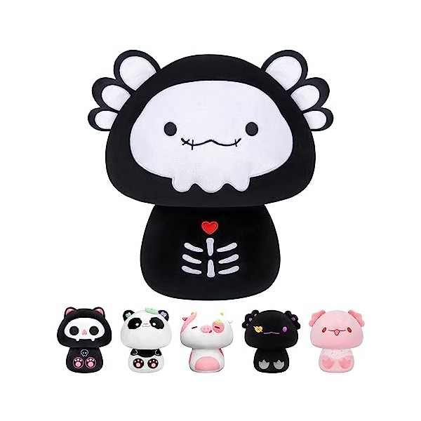 Mewaii 20CM Peluche Oreiller Kawaii Coussin d‘Animaux pour Enfant Poupée Jouets Forme de Champignon Oreiller en Peluche de Câ