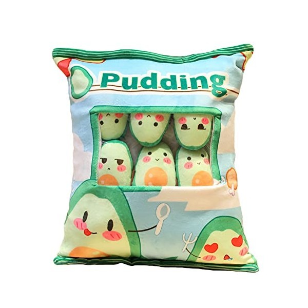 Anjinguang Adorable oreiller en peluche pingouin lapin