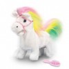 Tobar - 35406 - Peluche animée Licorne avec crinière arc en ciel à promener, Collection Animigos