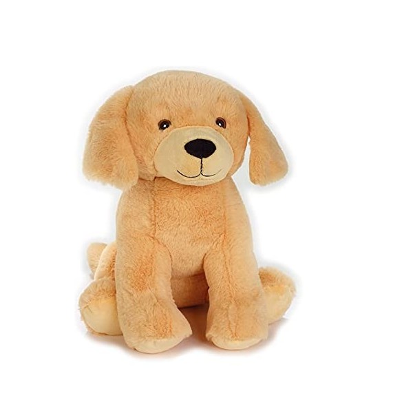 Play Eco Peluche Play Green ! Peluche respectueuse de lenvironnement - Golden Retriever Grande - 29 cm