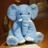 CAWACH Mignon Éléphant Oreiller Poupée en Peluche Enfant Dormir Poupée Coussin Muppet Poupée-Bleu, 45cm