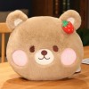 Animaux Kawaii, Lapin, Ours, Jouets en Peluche, Lapin de Dessin animé Doux, poupée en Peluche, Petite Amie, Cadeau de Coussin