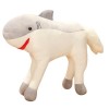 KiLoom Requins Blancs Peluche Jouet en Peluche Requin Tête Cheval Corps Créatif Mer Aniamls Coussin Garçon comme Coussin De D